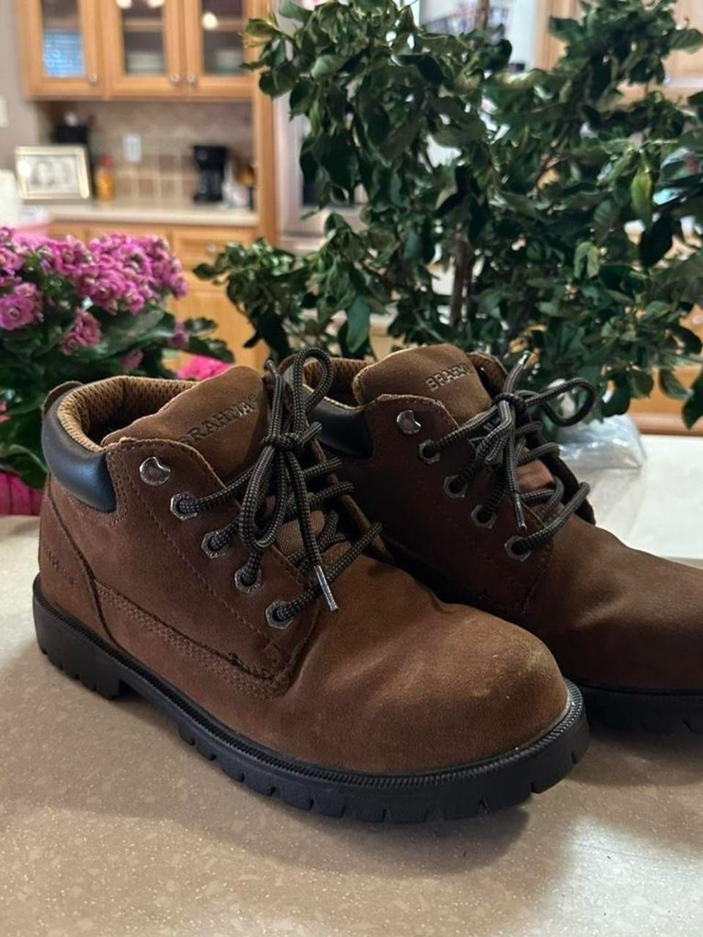 Brahma Brown Suede Chukka Work Boots